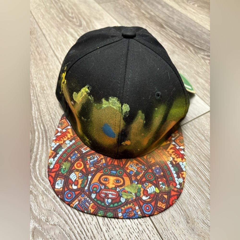 Colorful Graphic Snapback Hat